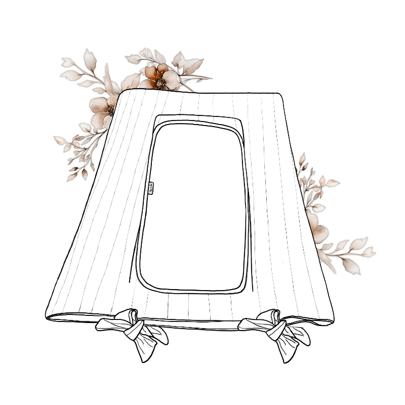 Housse pour matelas à langer personnalisable